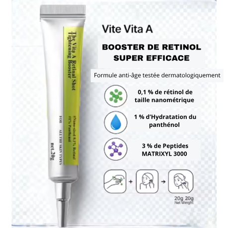 Booster raffermissant rétinal Vita-A - anti-âge et réparateur