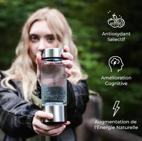 🧴 VITAL’H₂- La bouteille d’eau hydrogénée de nouvelle génération qui vous sauve la vie